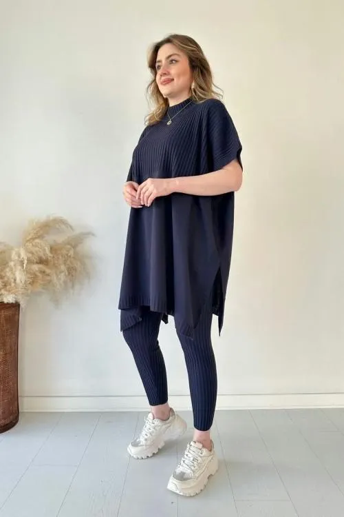 Knitted Zoey Loose-Fit T-Shirt