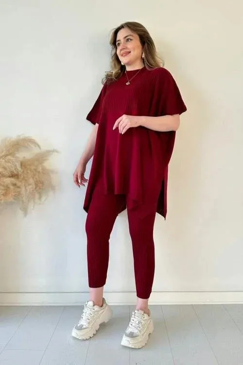 Knitted Zoey Loose-Fit T-Shirt