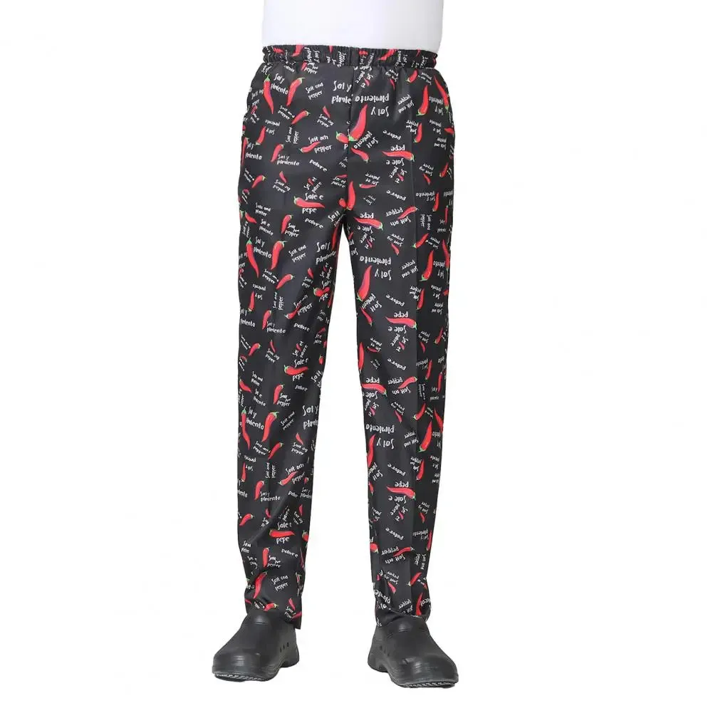 Kochhose Unisex Lockerer Elastischer Bund hosen