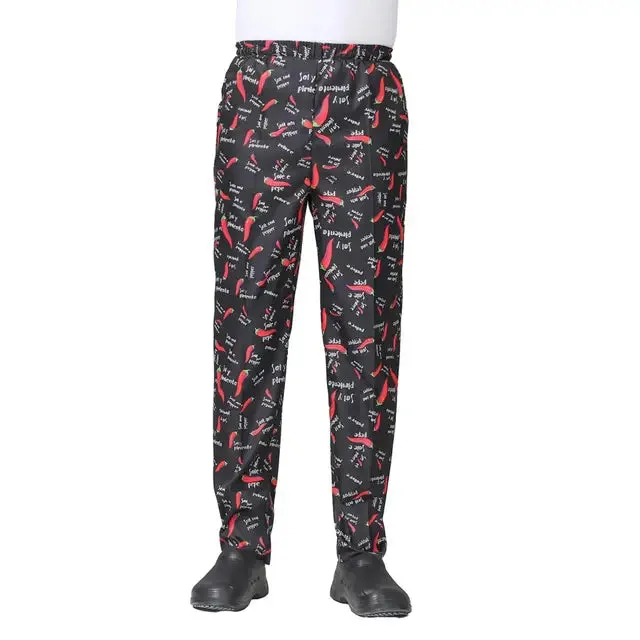 Kochhose Unisex Lockerer Elastischer Bund hosen