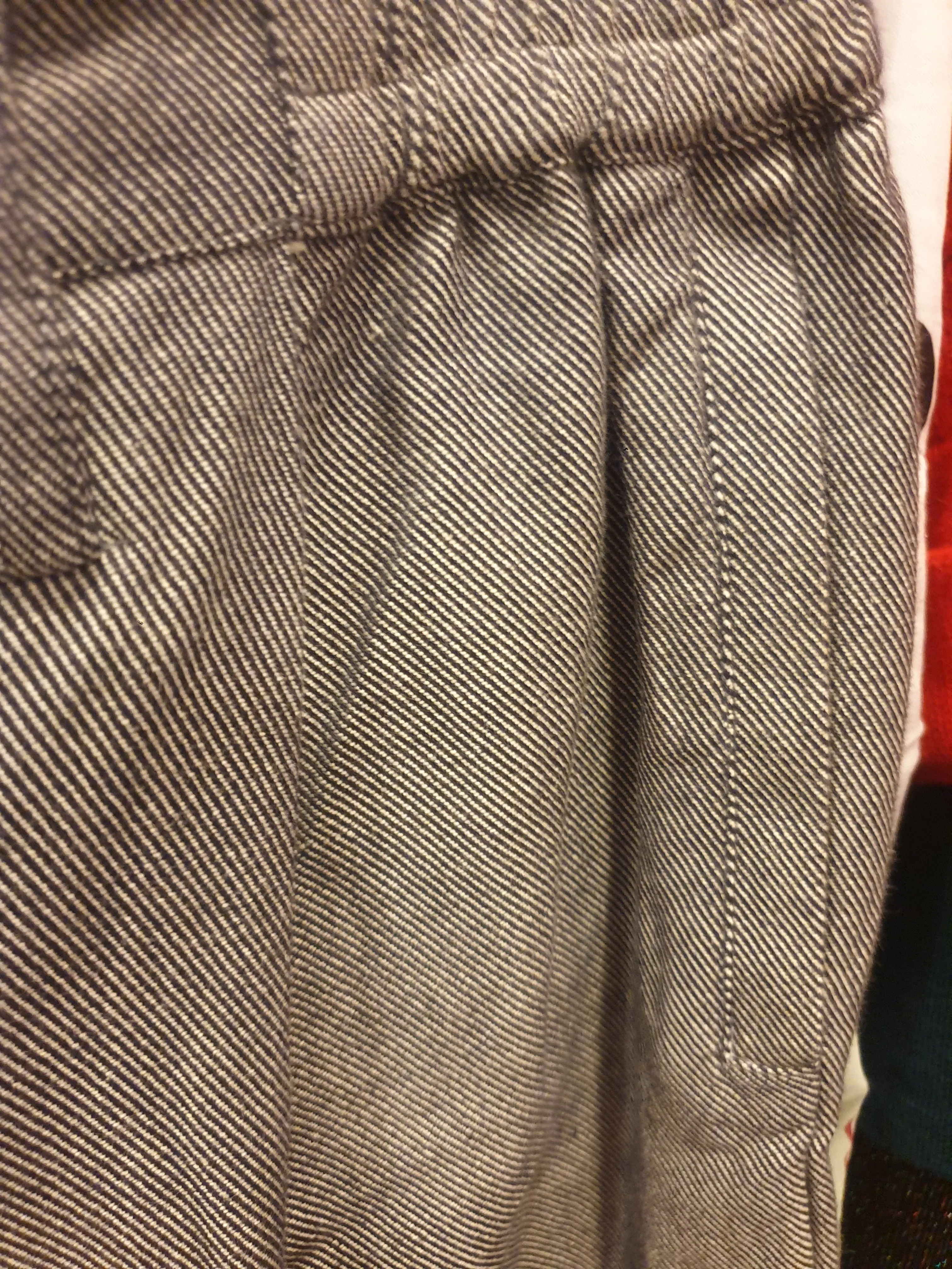 Kowtow denim look straight leg pants size XL