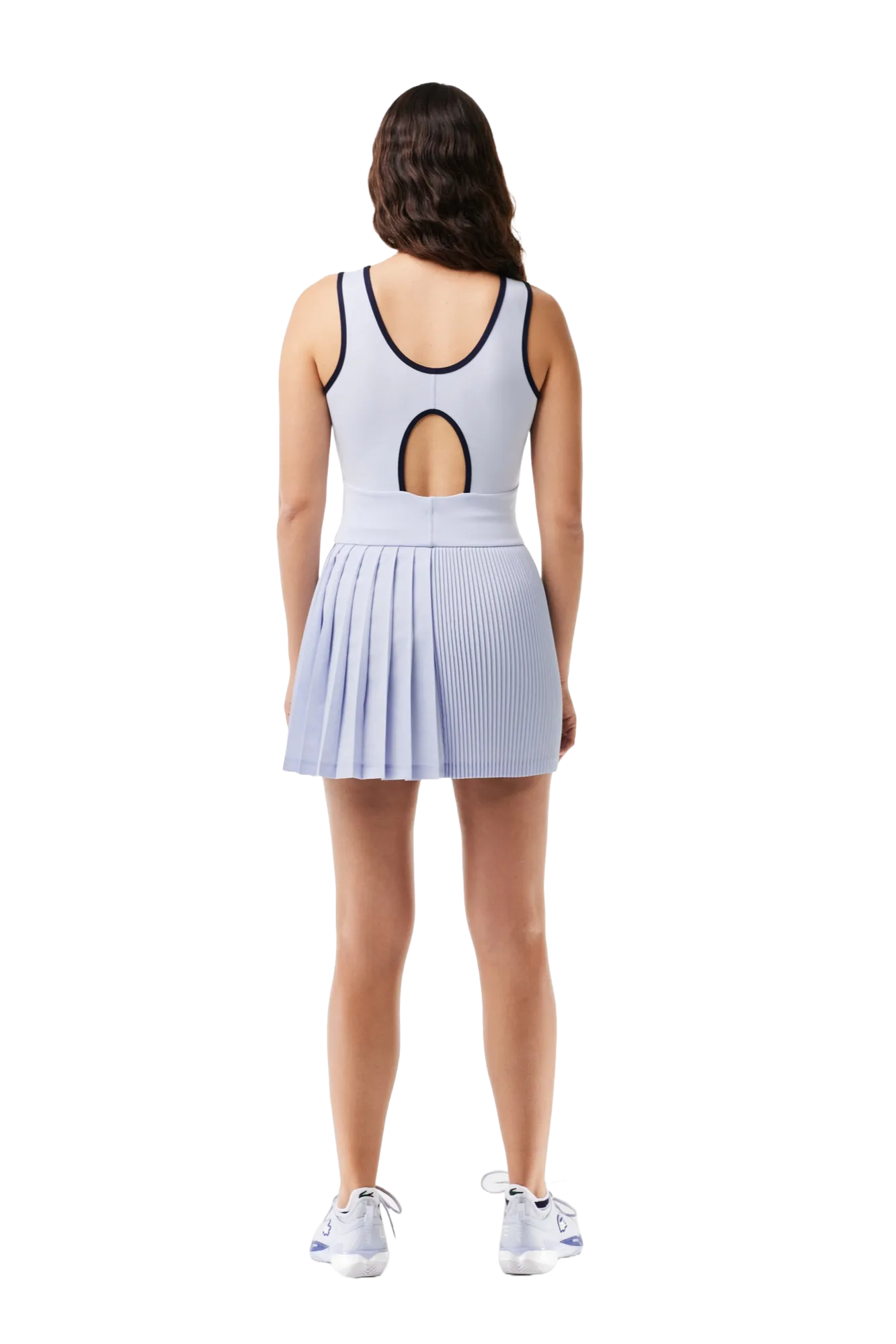 LACOSTE WOMENS ULTRA-DRY STRETCH TENNIS DRESS & SHORTS