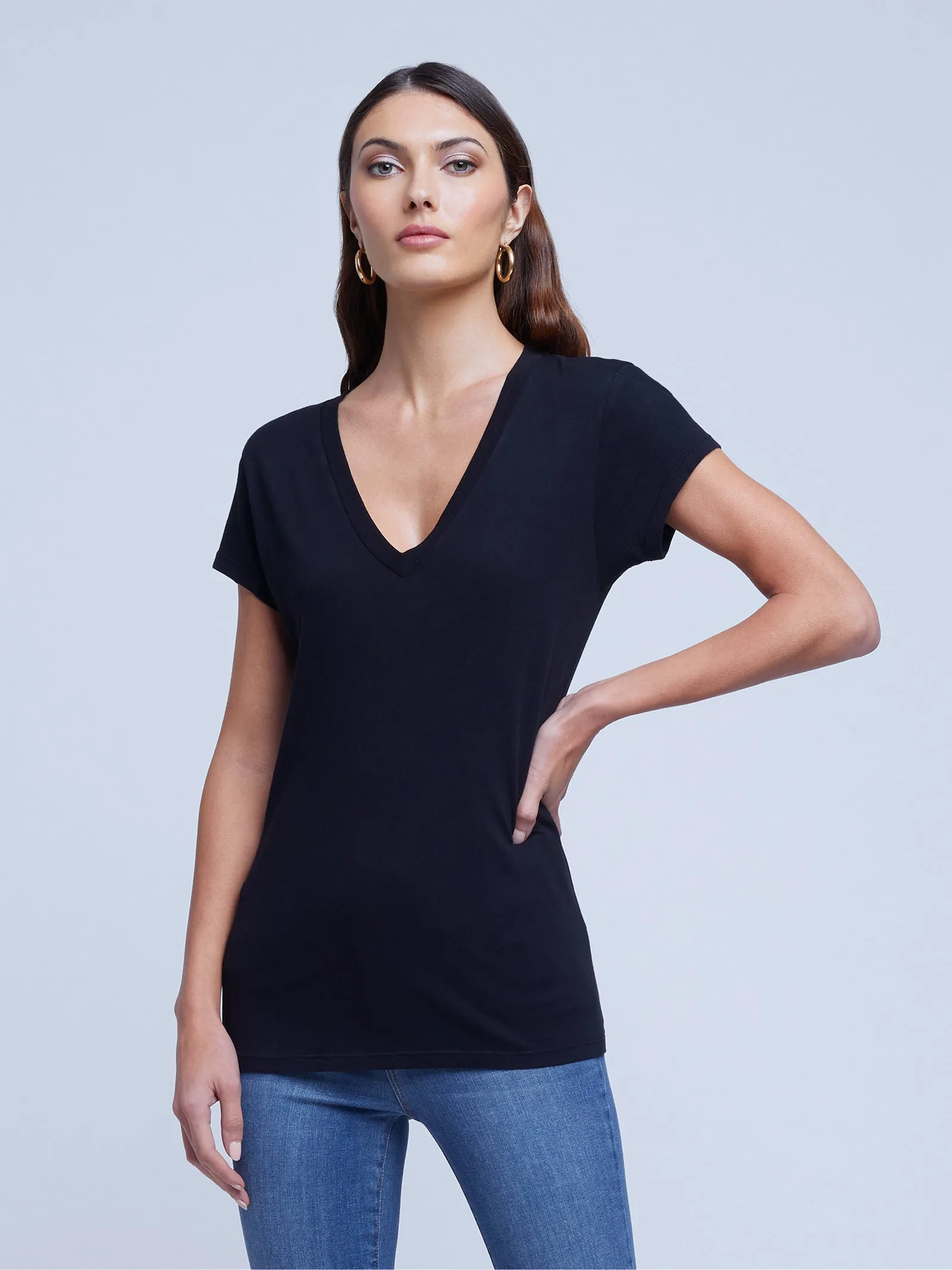 Lagence Becca S/S V-Neck Tee