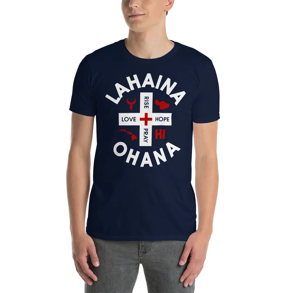 Lahaina Maui Ohana Mens Charity T-Shirt