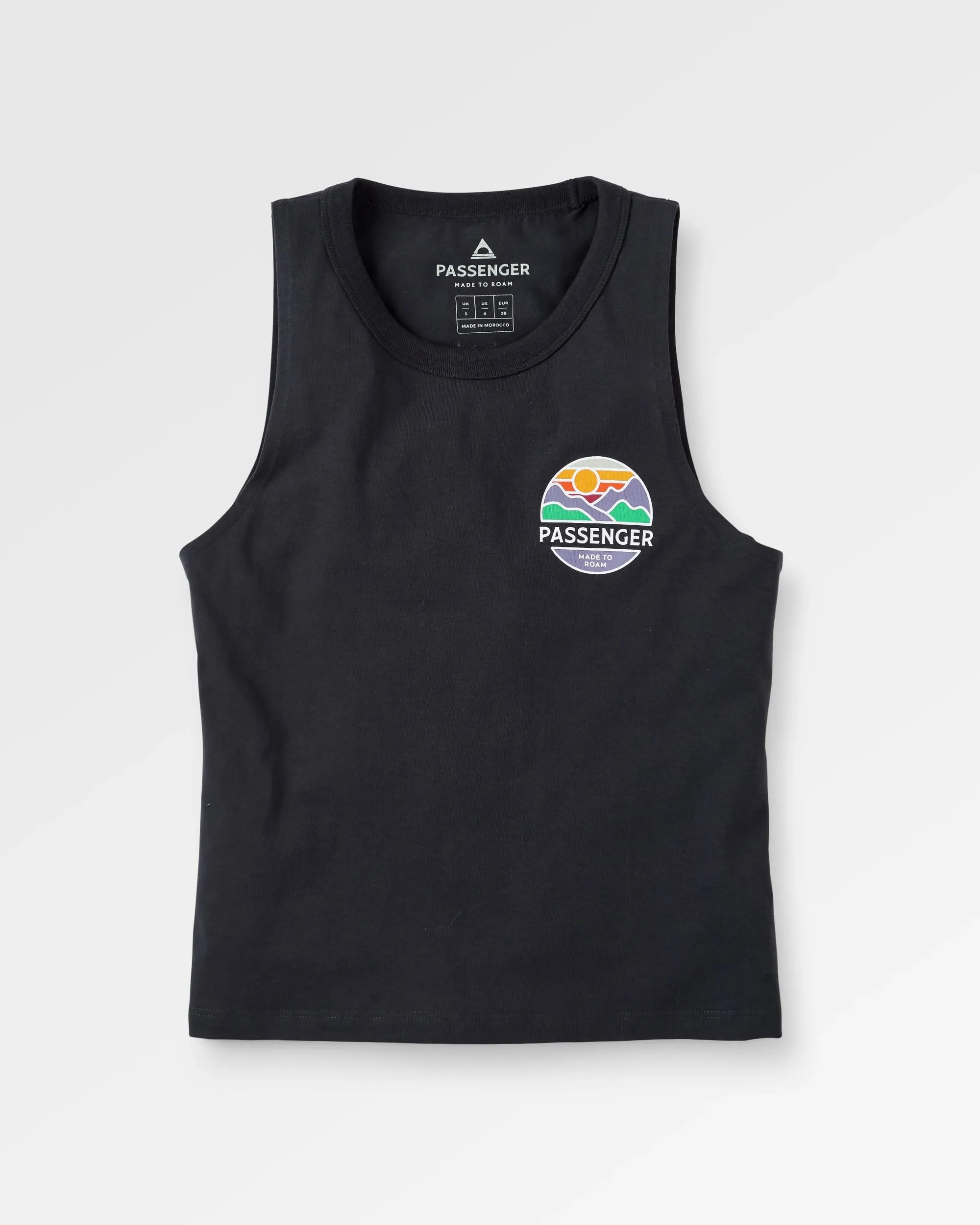 Laidback Recycled Cotton Vest - Black