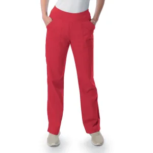 Landau Proflex Women's Straight-Leg Yoga Pants   4 Pockets - TRUE RED / Sizes XXS - 5XL