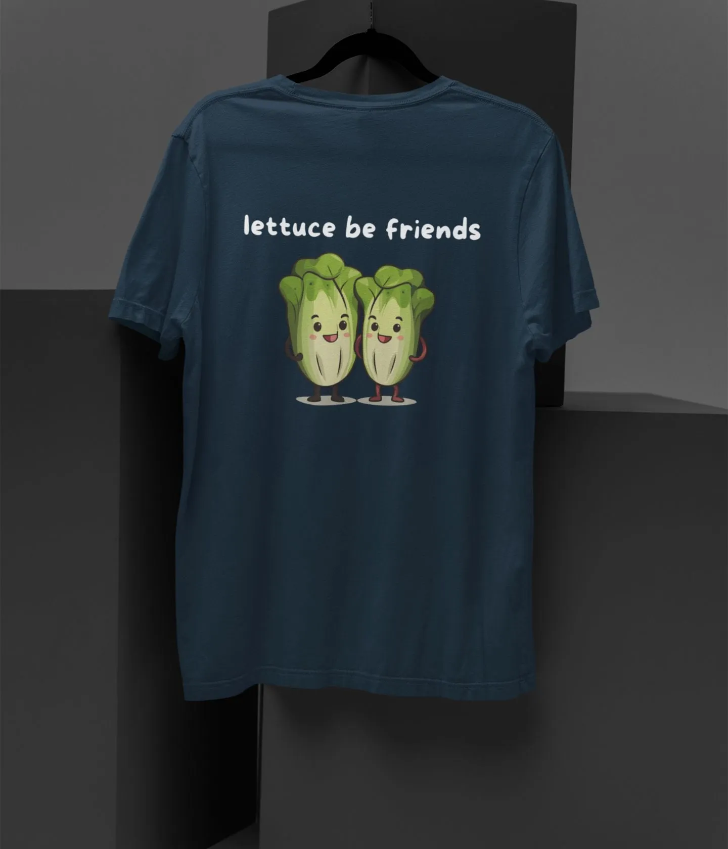 Lettuce Be Friends - Unisex Oversized Classic T-Shirt - Dark