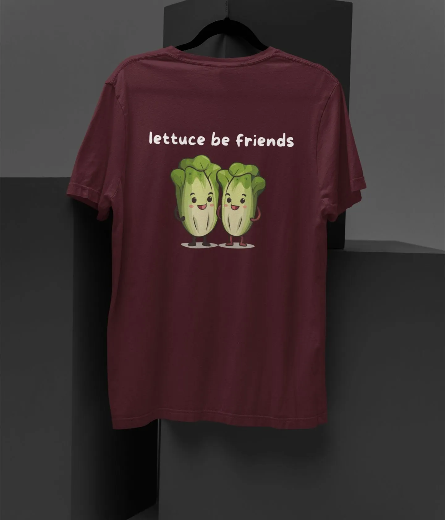 Lettuce Be Friends - Unisex Oversized Classic T-Shirt - Dark