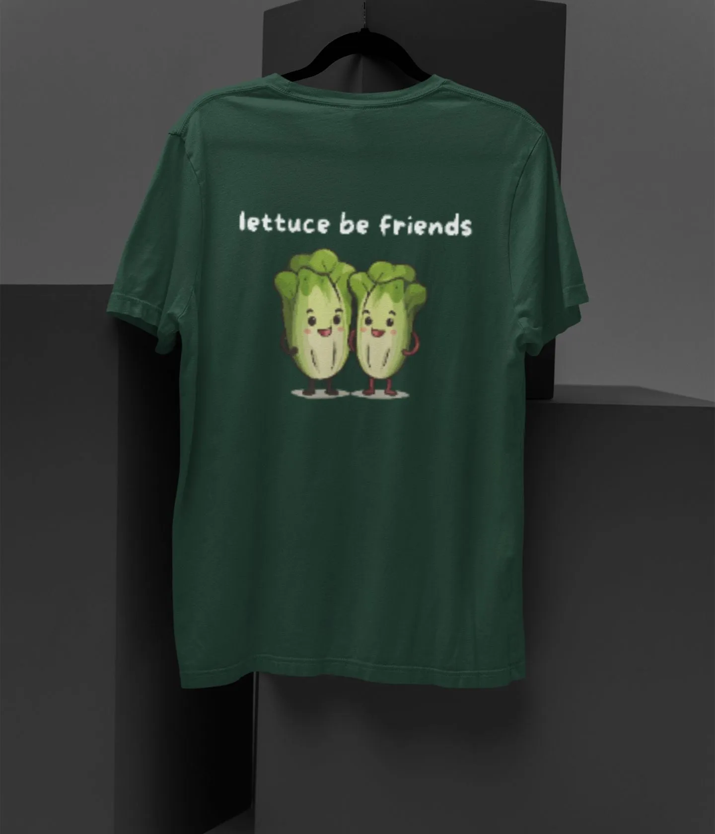 Lettuce Be Friends - Unisex Oversized Classic T-Shirt - Dark
