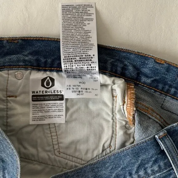 Levi's 501 Micro Shorts in Teeny Weeny Size 30