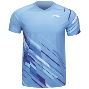 Li-Ning Brush Unisex Badminton T-Shirt - Light Blue