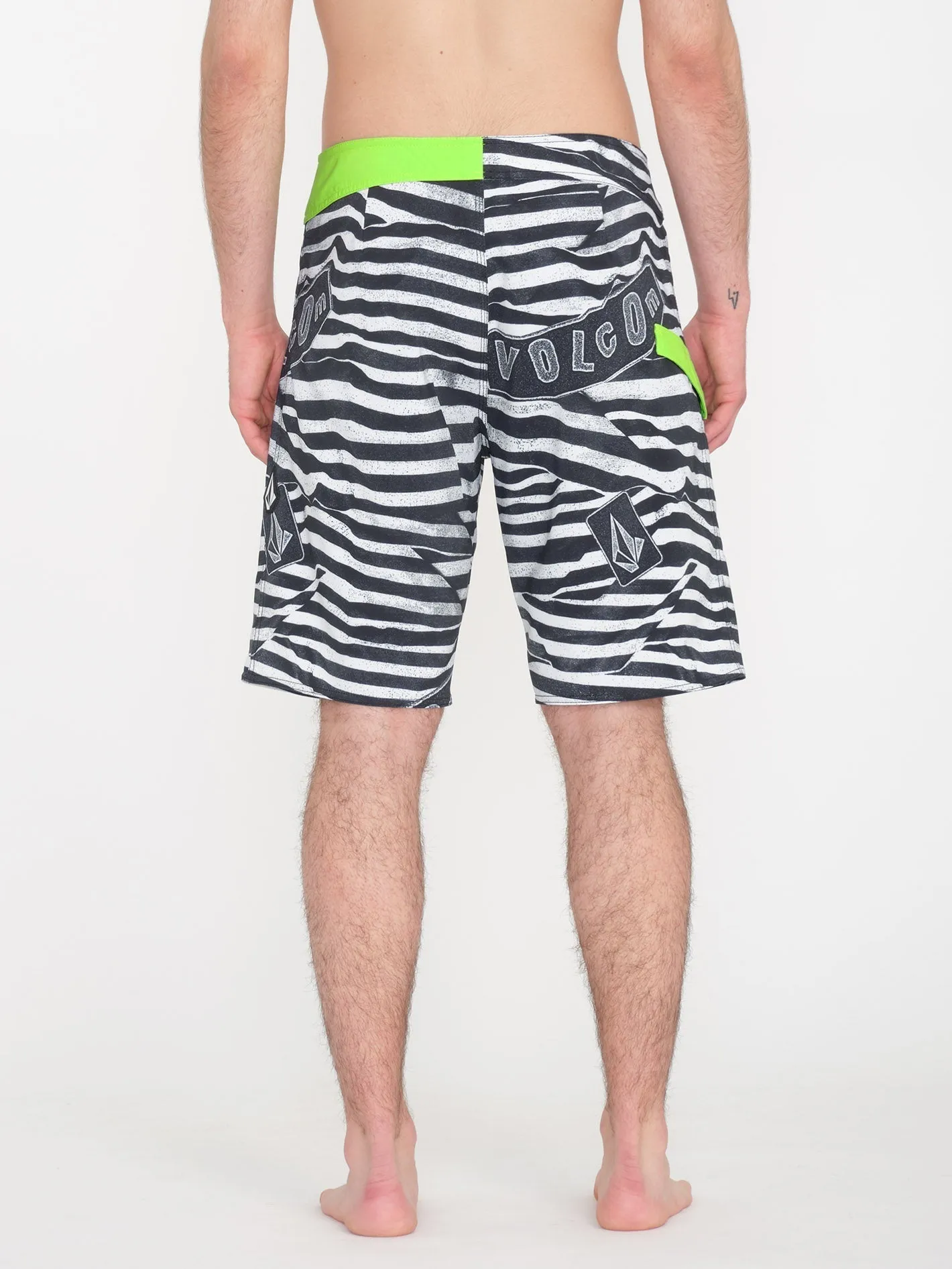 Lido Print Mod 20" Boardshort - ELECTRIC GREEN