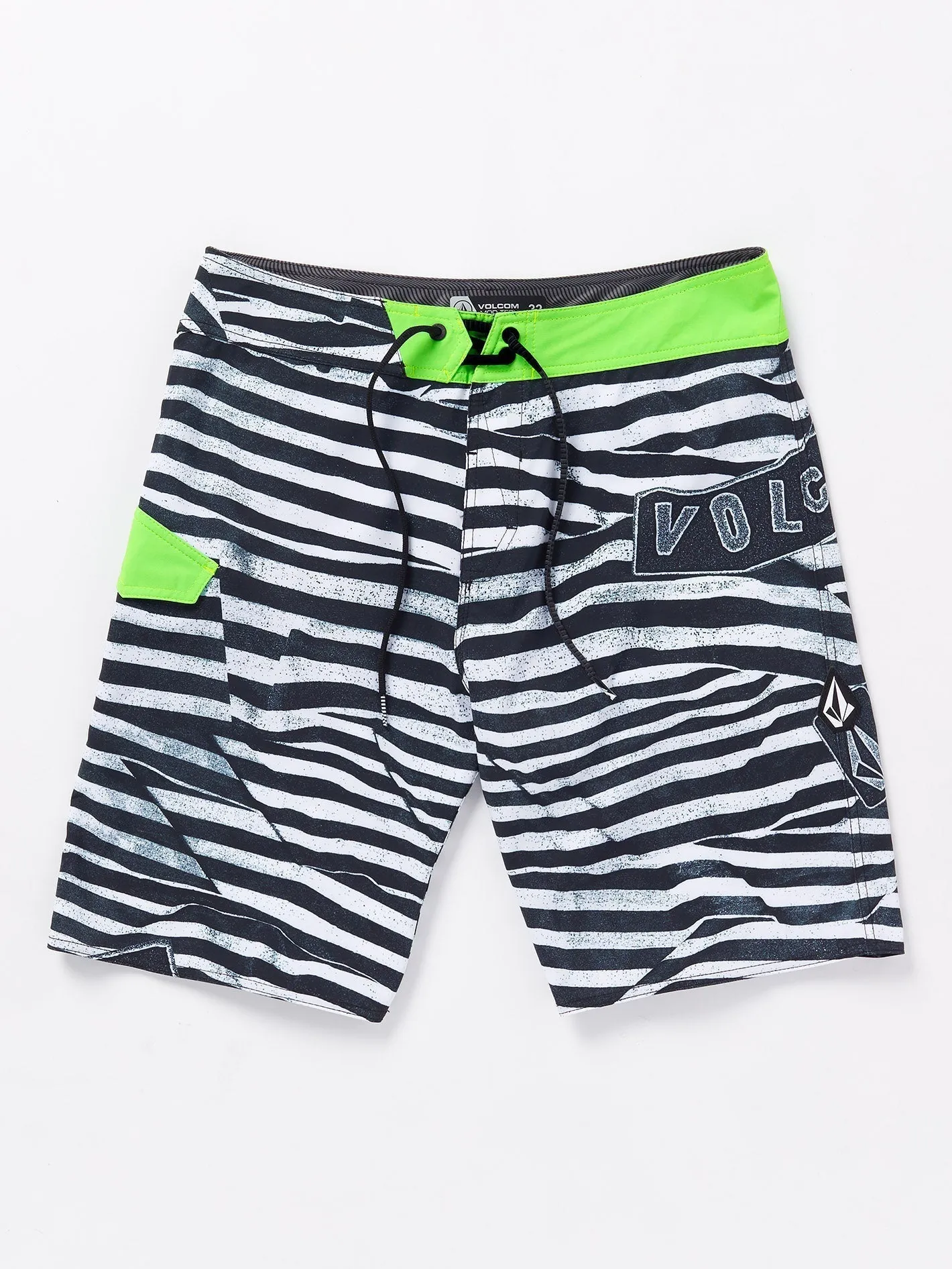 Lido Print Mod 20" Boardshort - ELECTRIC GREEN
