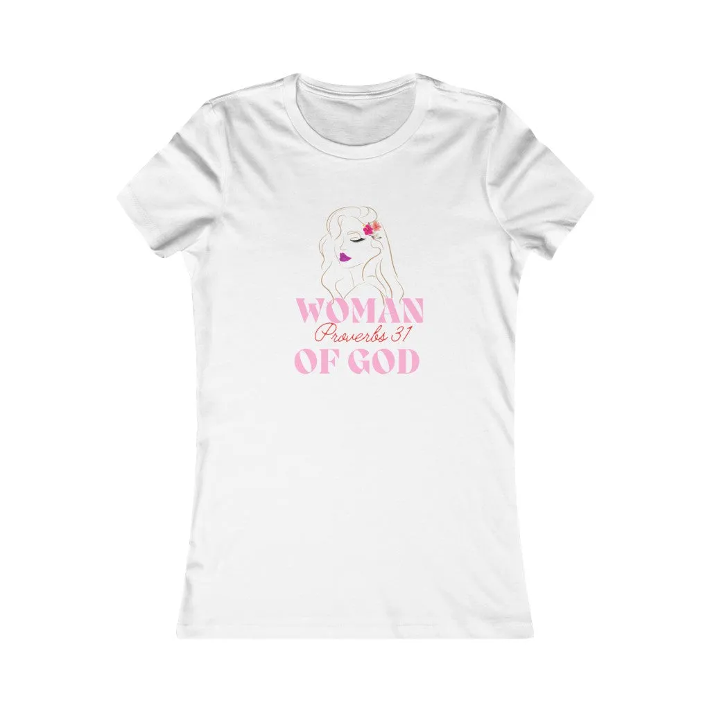 Light Brown-Women of God Fitted Tee