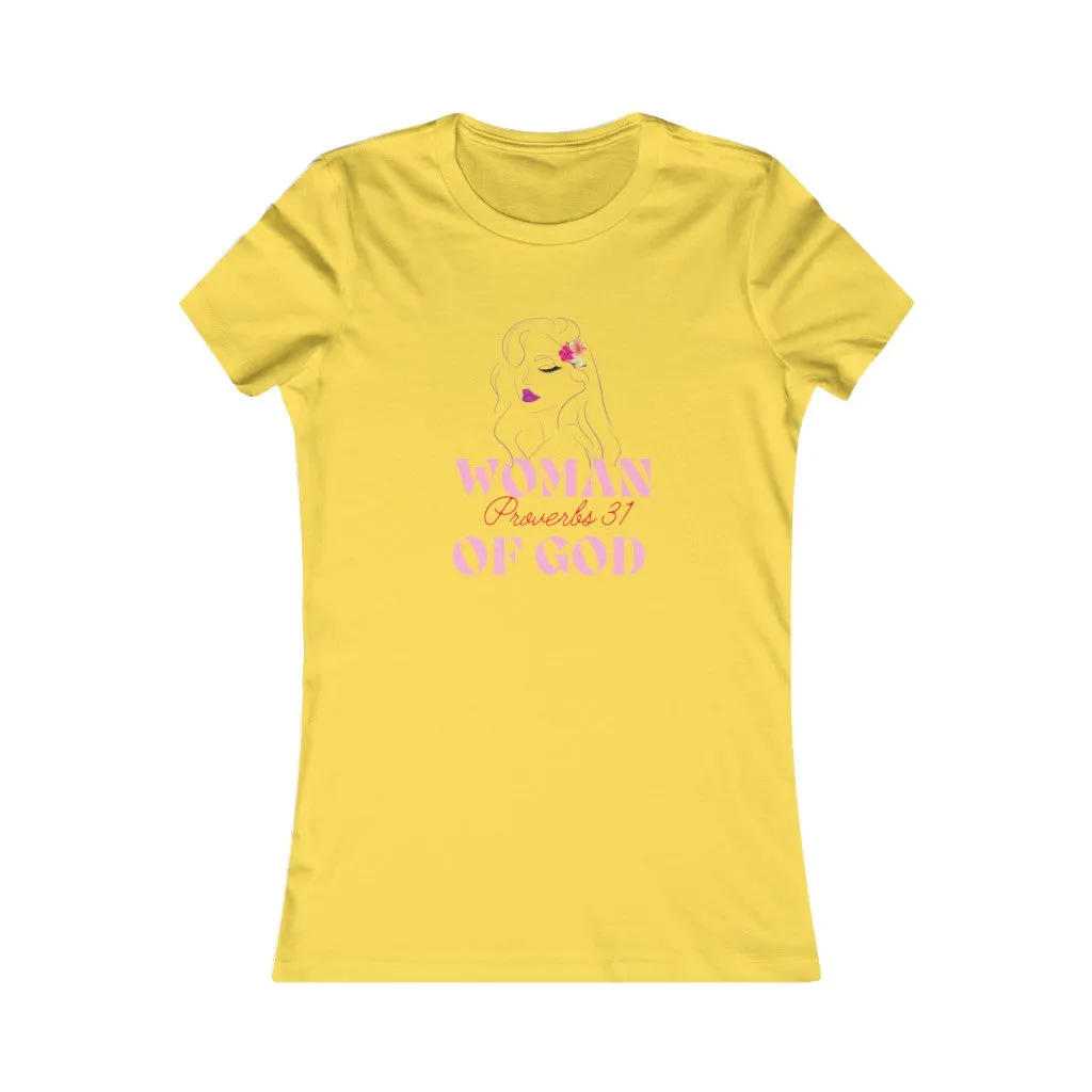Light Brown-Women of God Fitted Tee