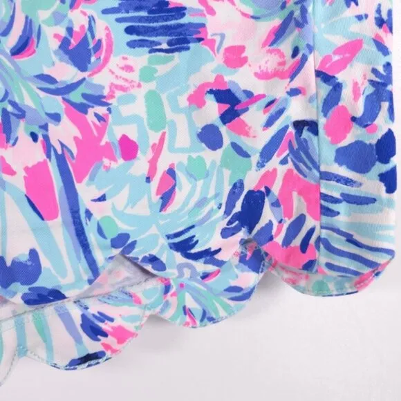 LILLY PULITZER Stretch Cotton Buttercup Shorts  CABANA COCKTAIL 27896 Size 8