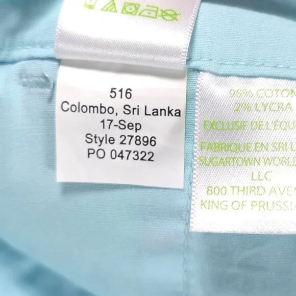 LILLY PULITZER Stretch Cotton Buttercup Shorts  CABANA COCKTAIL 27896 Size 8