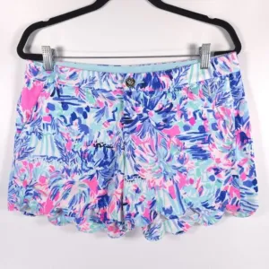 LILLY PULITZER Stretch Cotton Buttercup Shorts  CABANA COCKTAIL 27896 Size 8