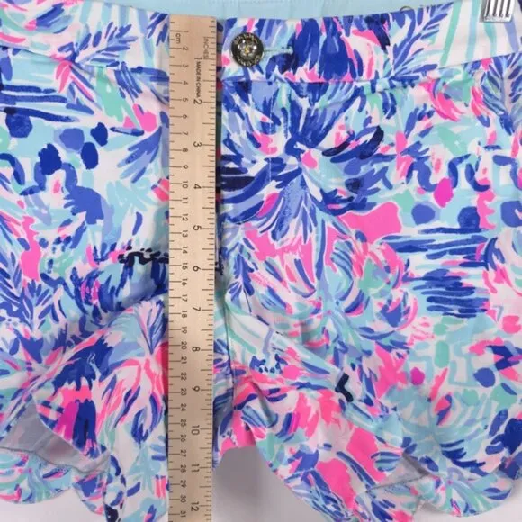 LILLY PULITZER Stretch Cotton Buttercup Shorts  CABANA COCKTAIL 27896 Size 8