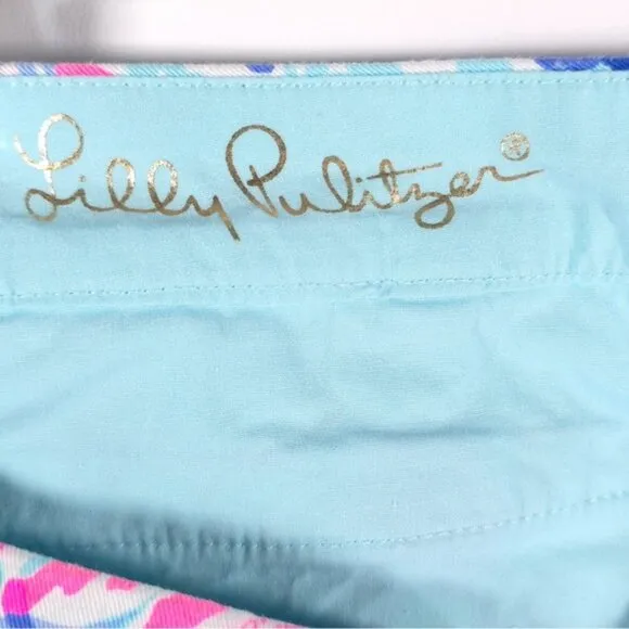 LILLY PULITZER Stretch Cotton Buttercup Shorts  CABANA COCKTAIL 27896 Size 8