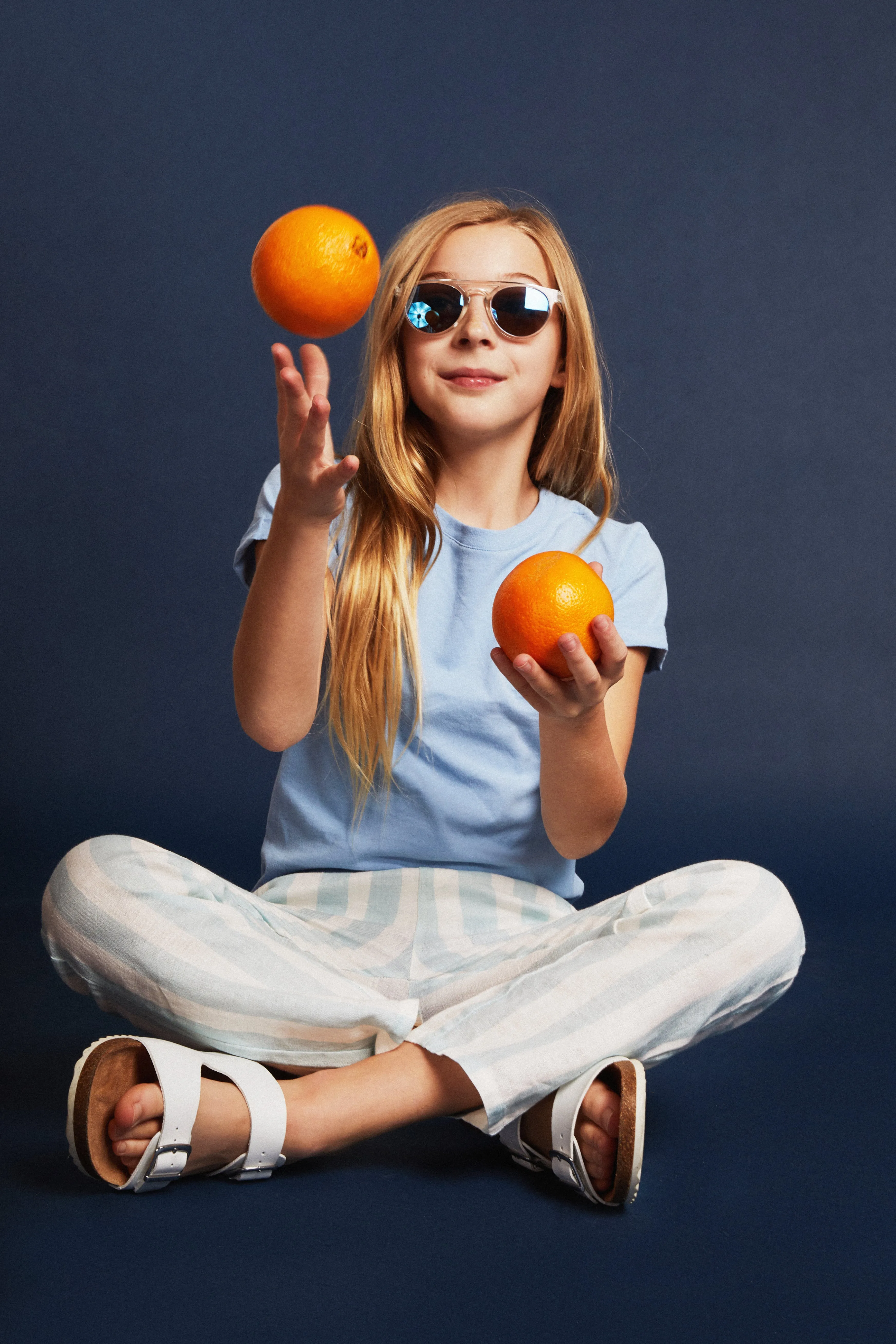 Linen Cabana Stripe Kid Pants