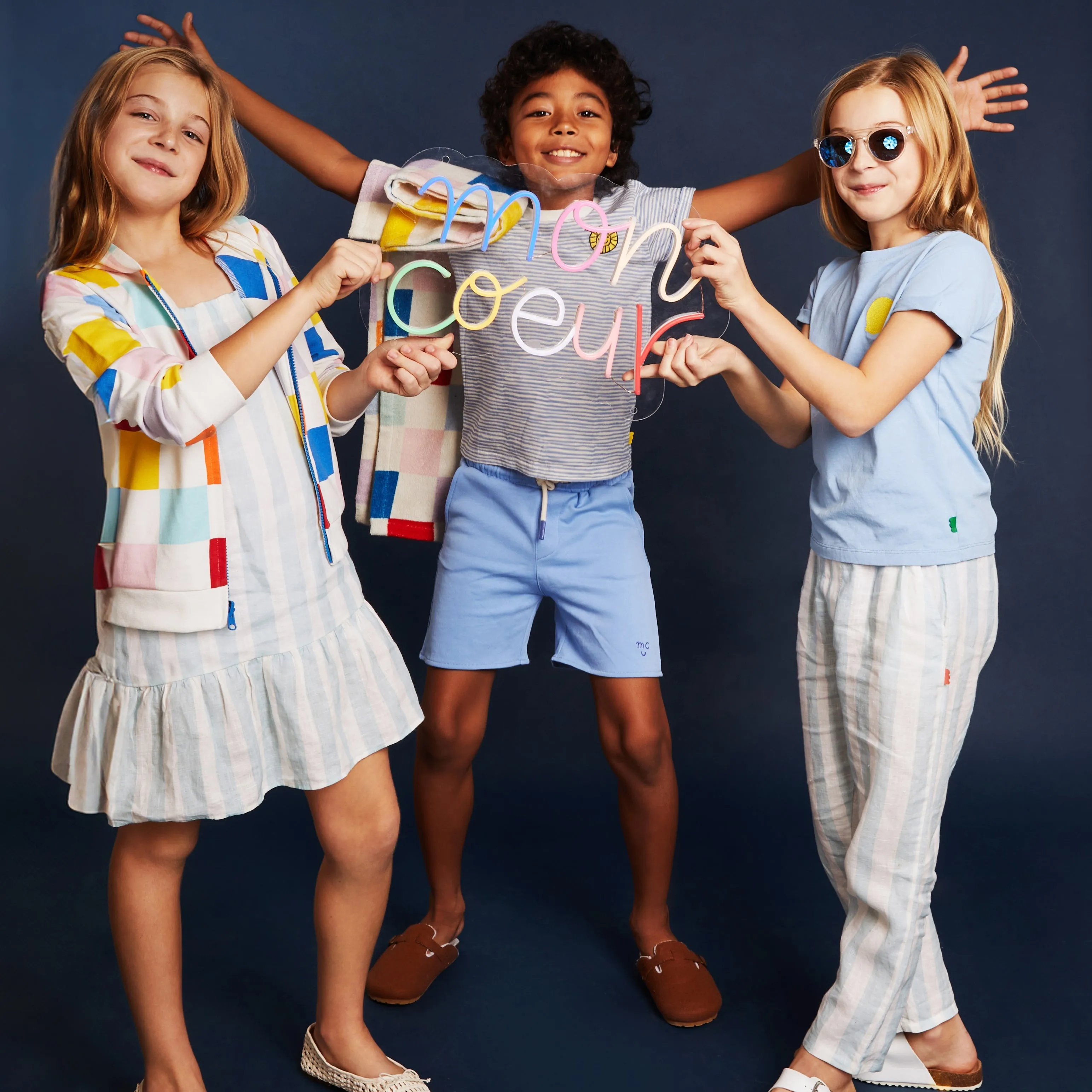 Linen Cabana Stripe Kid Pants
