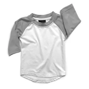 Little Bipsy Bamboo Baseball Tee - Grey