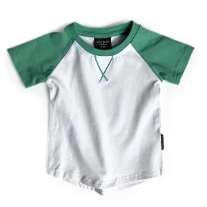Little Bipsy Short Sleeve Baseball Tee - Kiwi