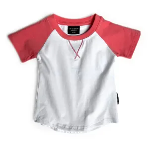 Little Bipsy Short Sleeve Baseball Tee - Strawberry