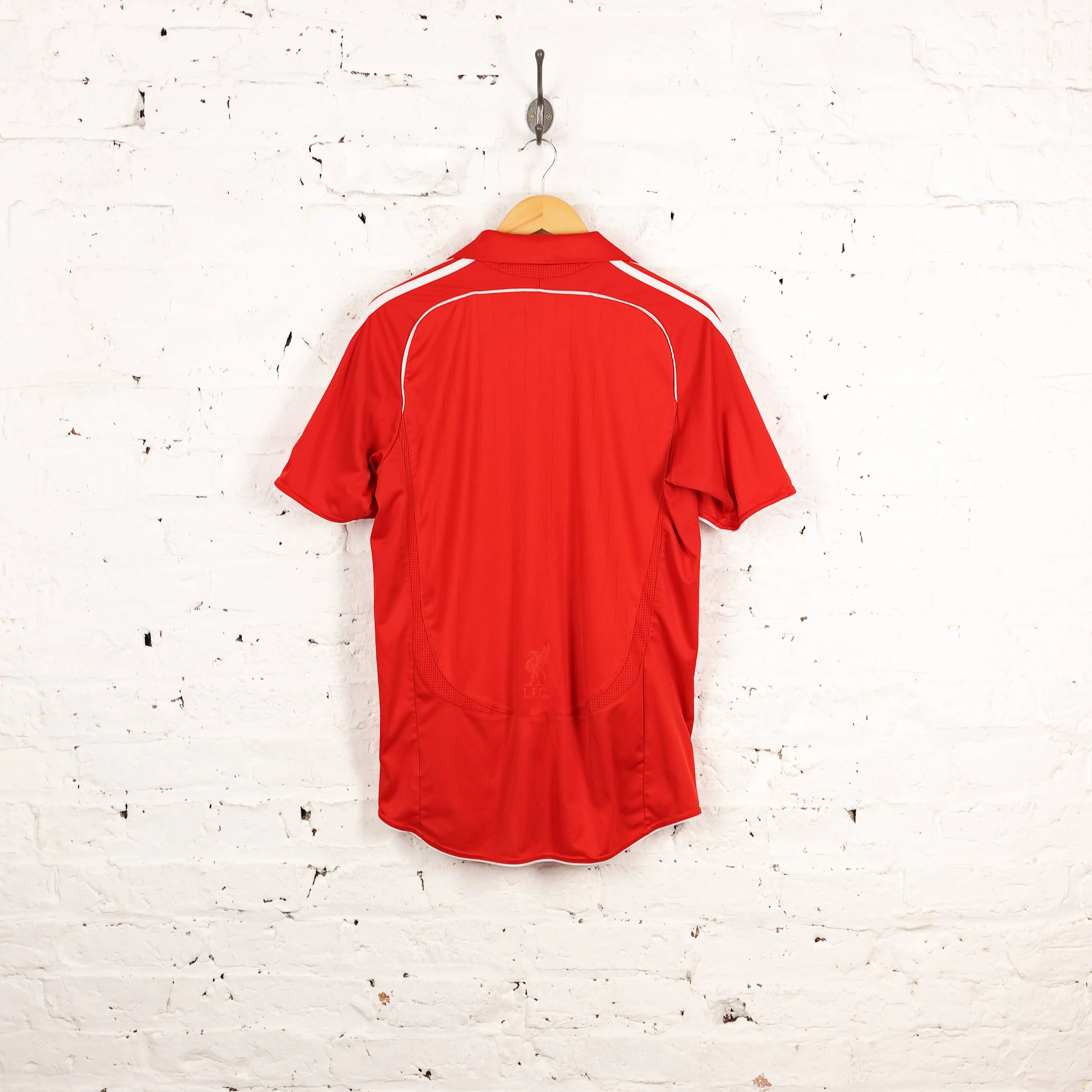 Liverpool 2007 Adidas Home Football Shirt - Red - L
