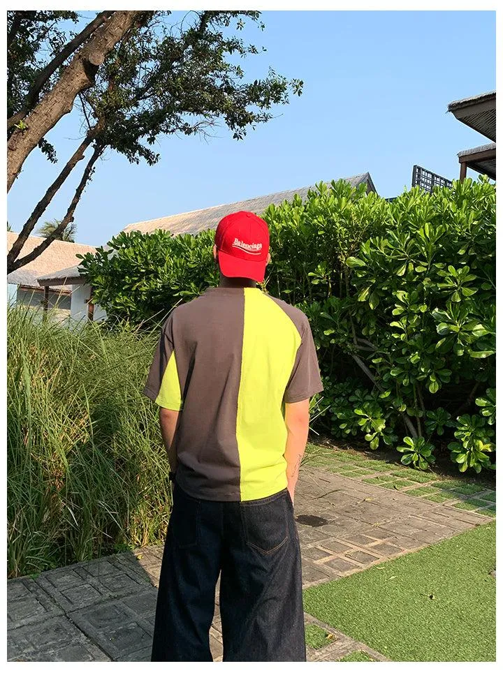 Loose-fit Color-block T-shirt