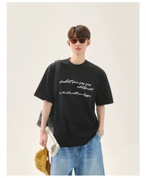 Loose-fit Letter Print T-Shirt