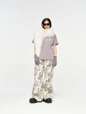 Loose straight-leg pants