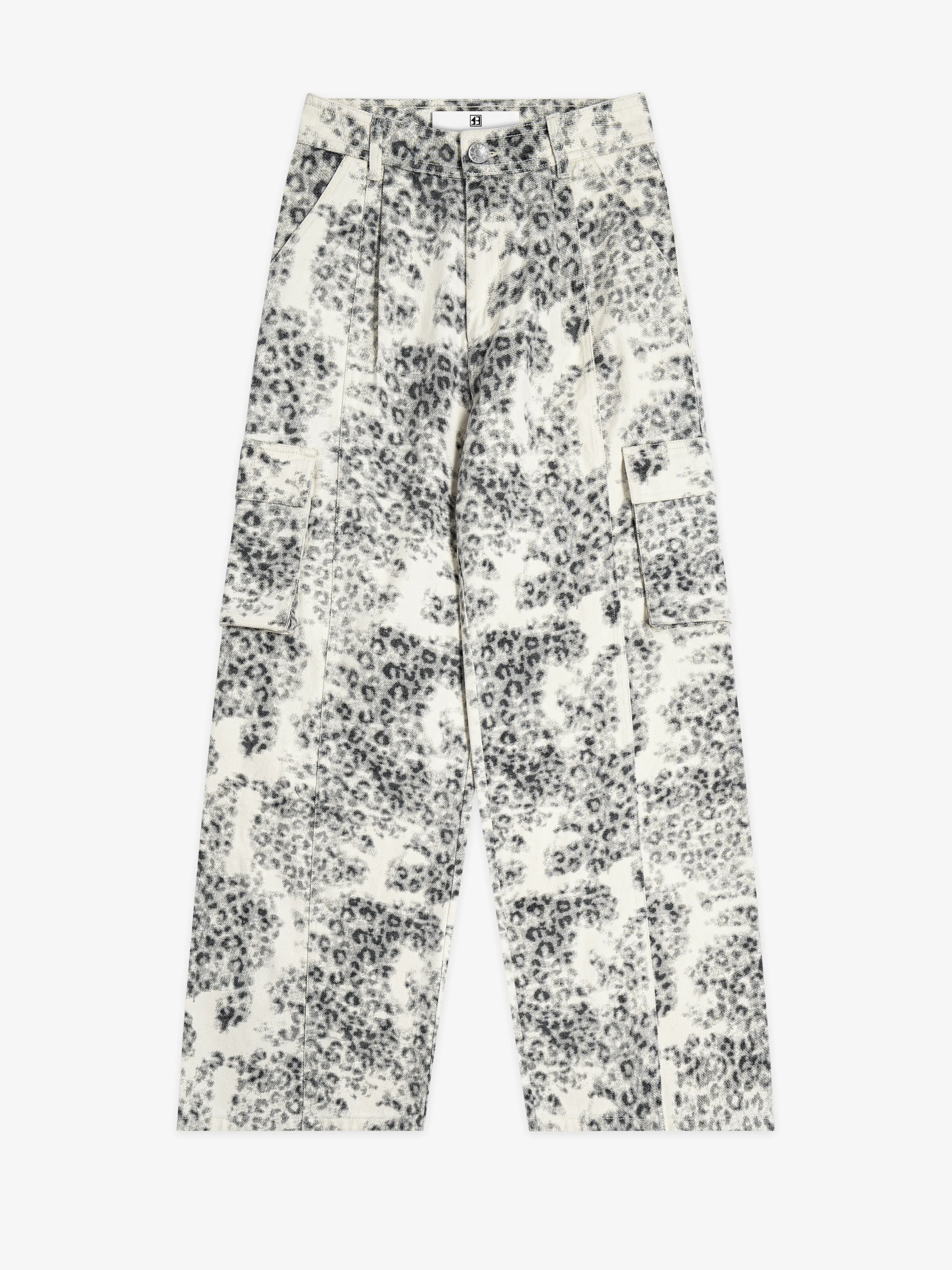 Loose straight-leg pants