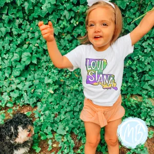 Louisiana Mardi Toddler & Youth Tee