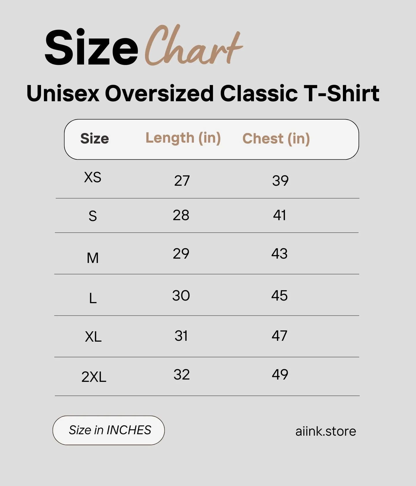 Love - Oversized Classic T-Shirt