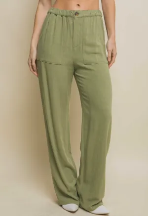 LOVE TREE LINEN PANT