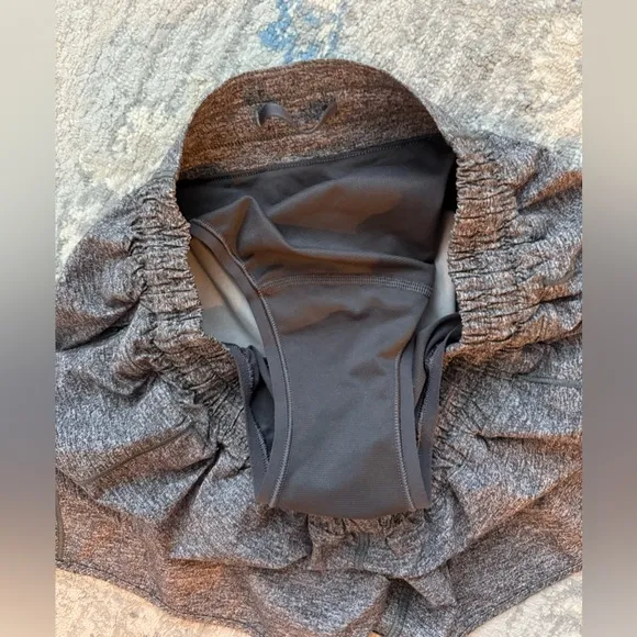 Lululemon Hotty Hot Short II *Long 4&quot; Heather Lux Multi Black