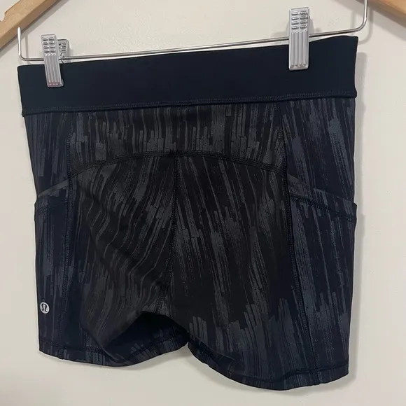 Lululemon What The Sport Short *Full-On Luxtreme Scratch Match Black Multi 4