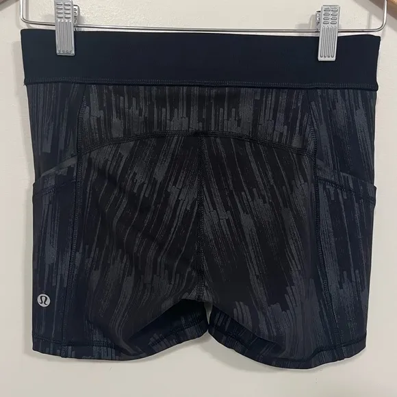 Lululemon What The Sport Short *Full-On Luxtreme Scratch Match Black Multi 4