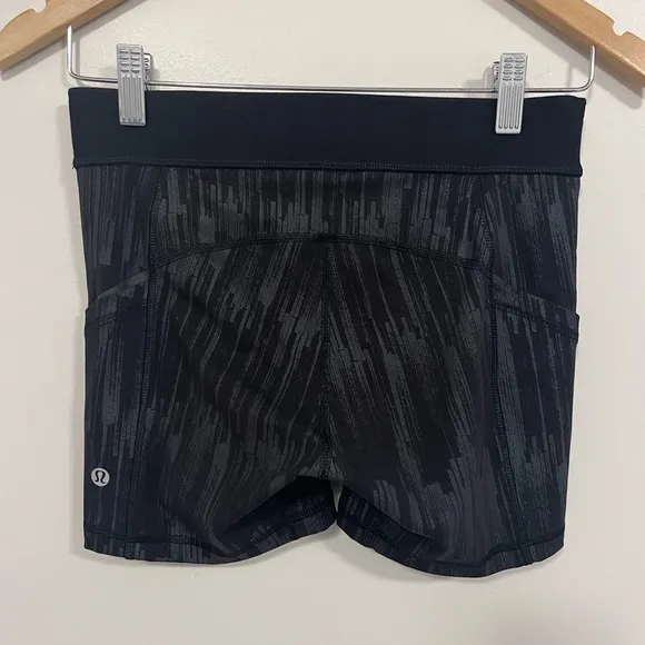 Lululemon What The Sport Short *Full-On Luxtreme Scratch Match Black Multi 4