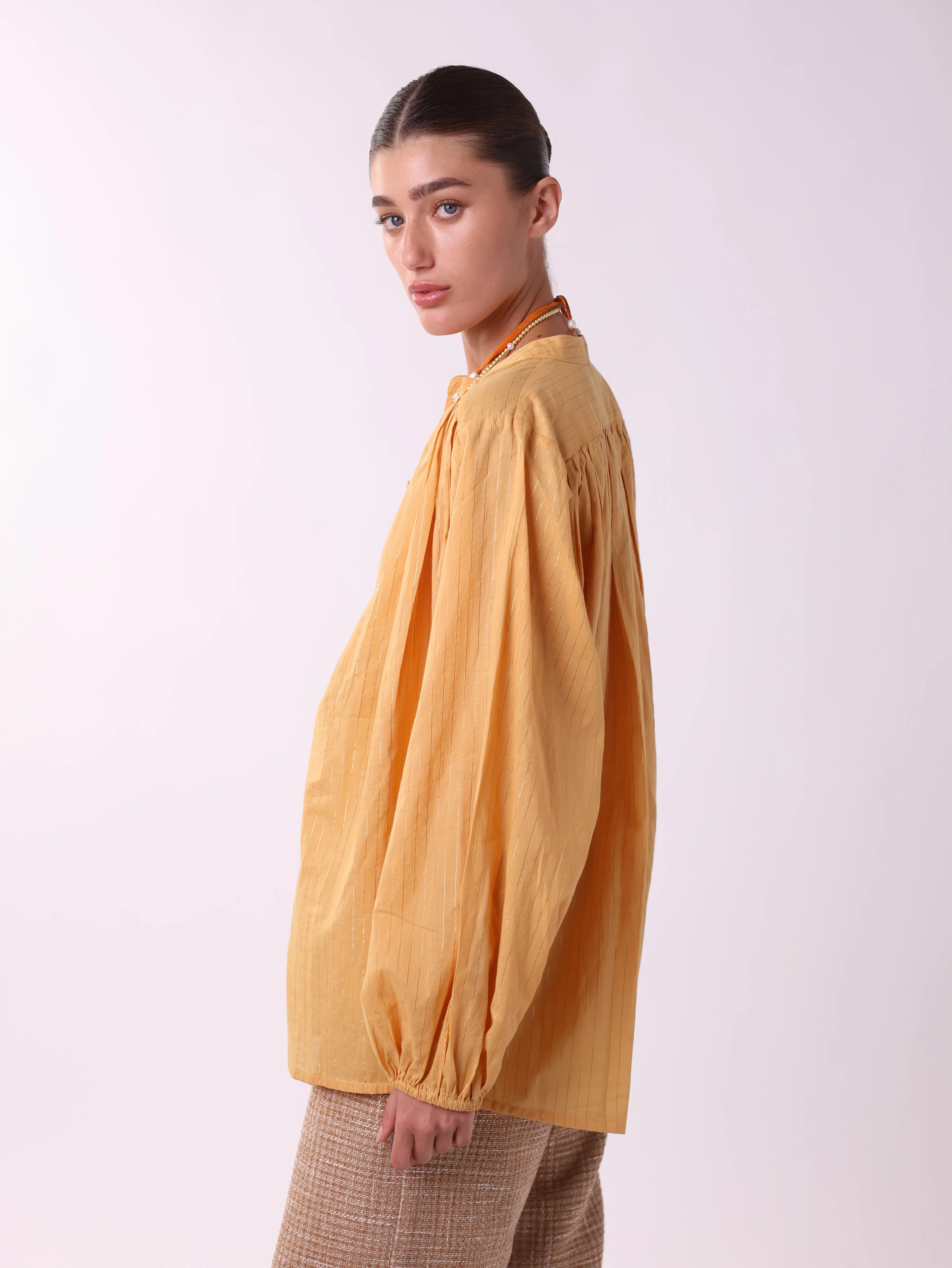Lurex Bohemian Shirt