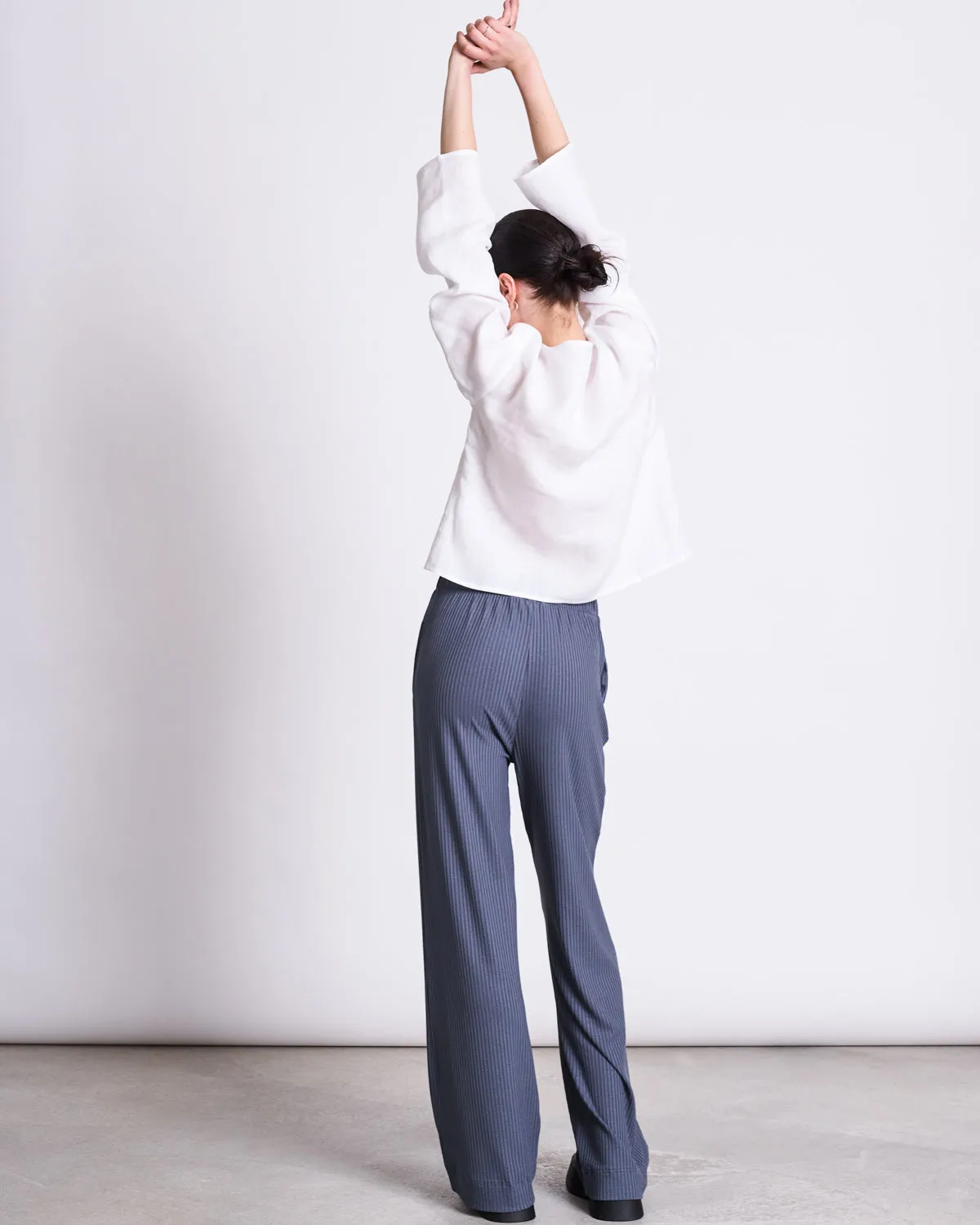 LYOCELL RIB PANTS SMILLA TURBULENCE