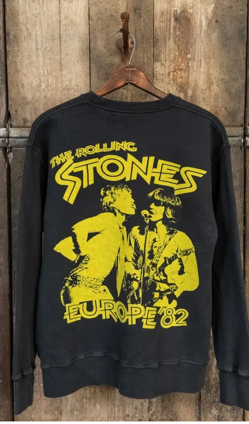 MADEWORN ROLLING STONES EUROPE '82 TOUR CLASSIC FIT SWEATSHIRT