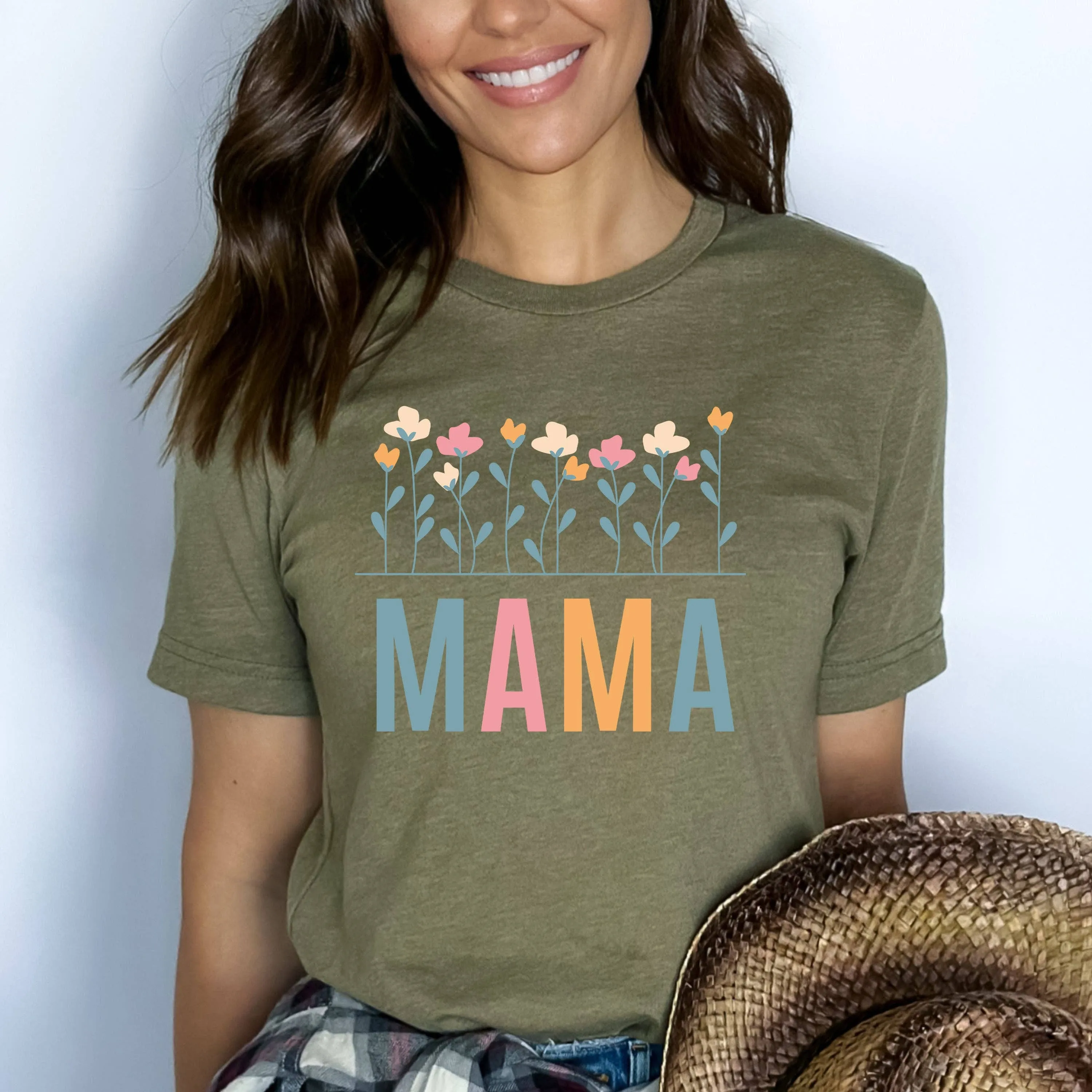 Mama Flower - Bella Canvas