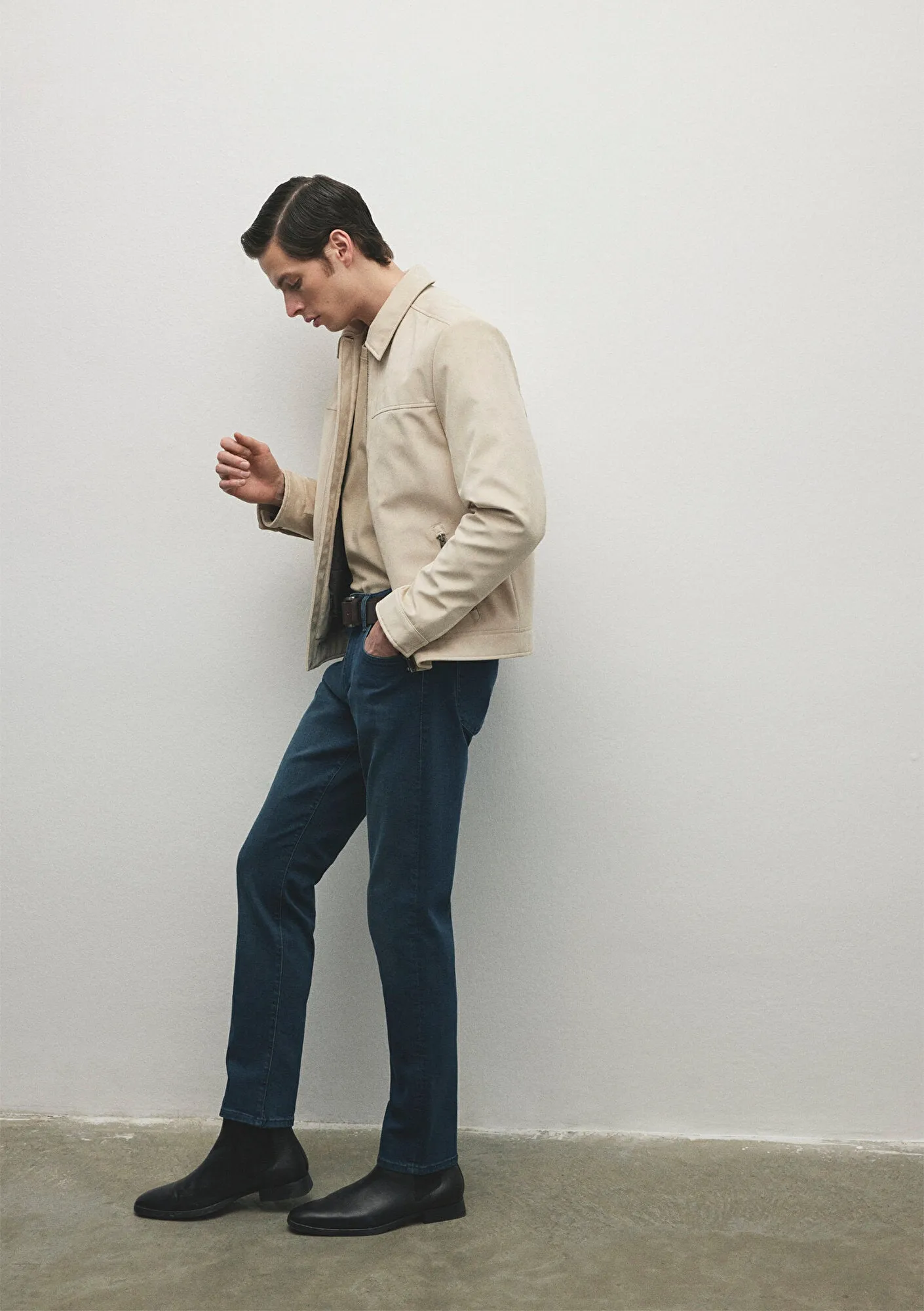 Marcus Authentic Shaded Lux Black Jean Pants