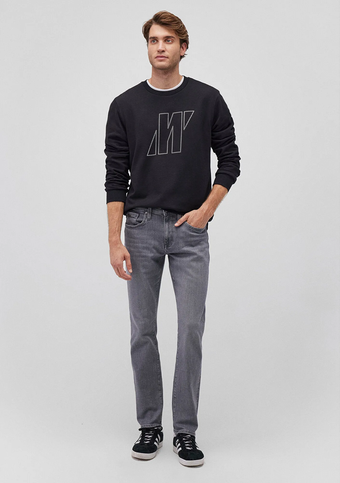 Marcus Light Cloudy Grey Mavi Pro Jean Pants