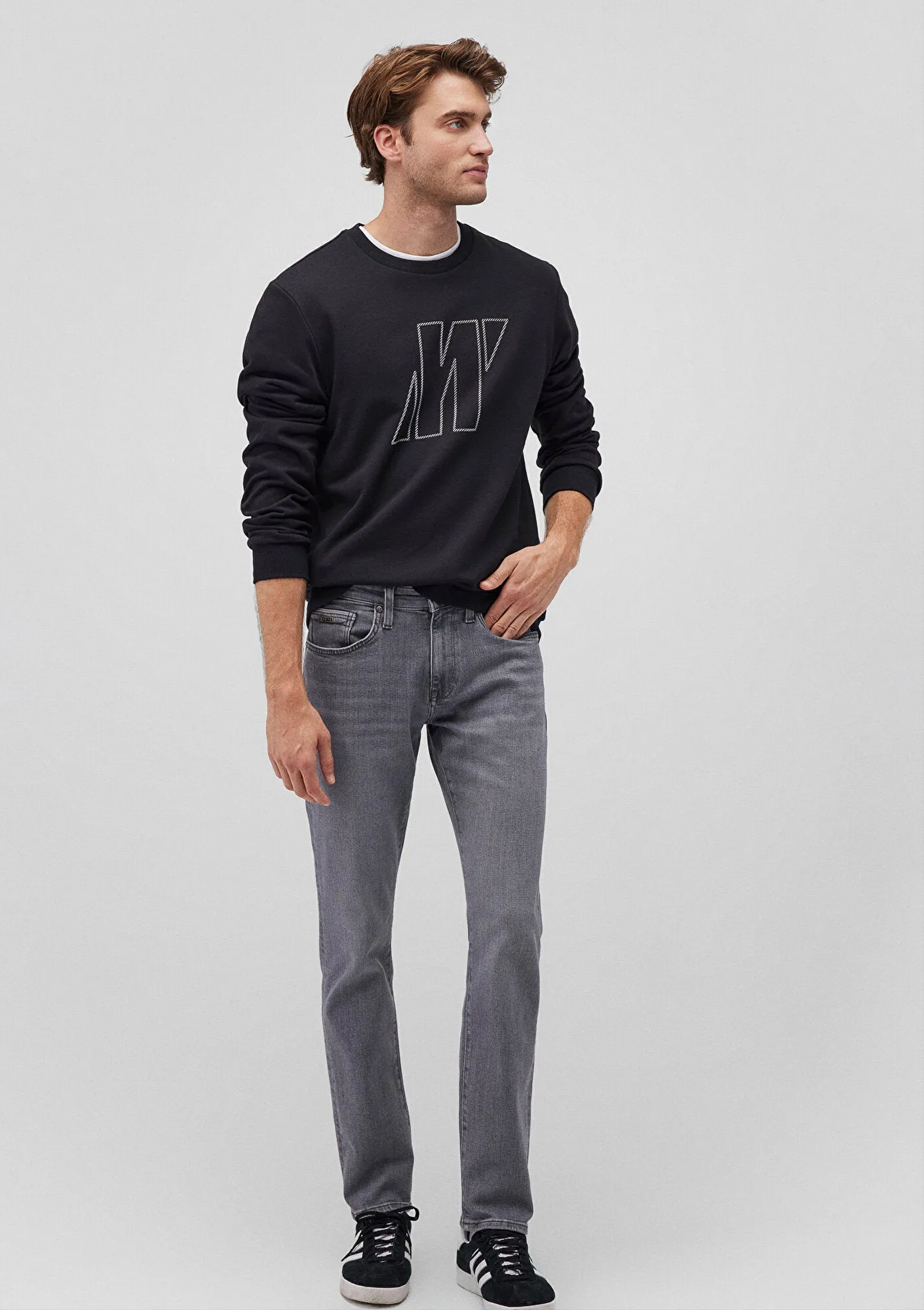 Marcus Light Cloudy Grey Mavi Pro Jean Pants