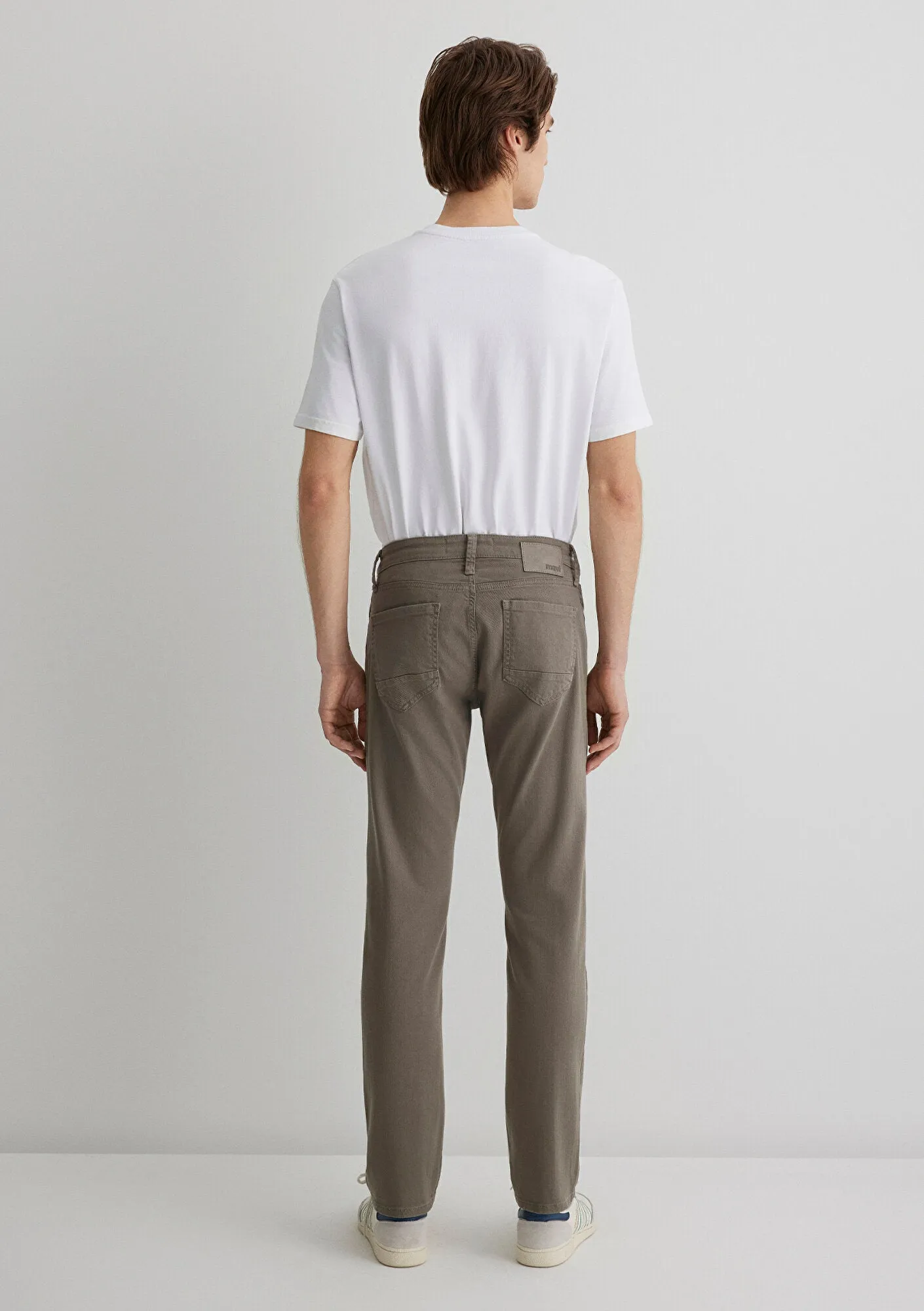 Marcus Smokey Olive Comfort Gabardin Pants