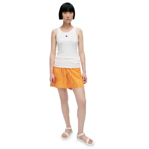 Marimekko Kedol Unikko Tank Top, White With Black Flower